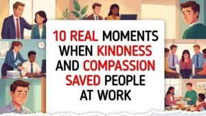 Kindness Saved People At Work